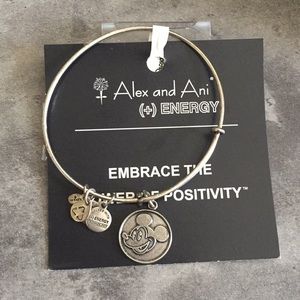Mickey Mouse silver Alex and Ani bracelet